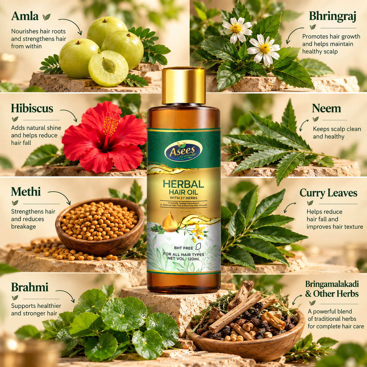 Asees™ Herbal Hair Oil
