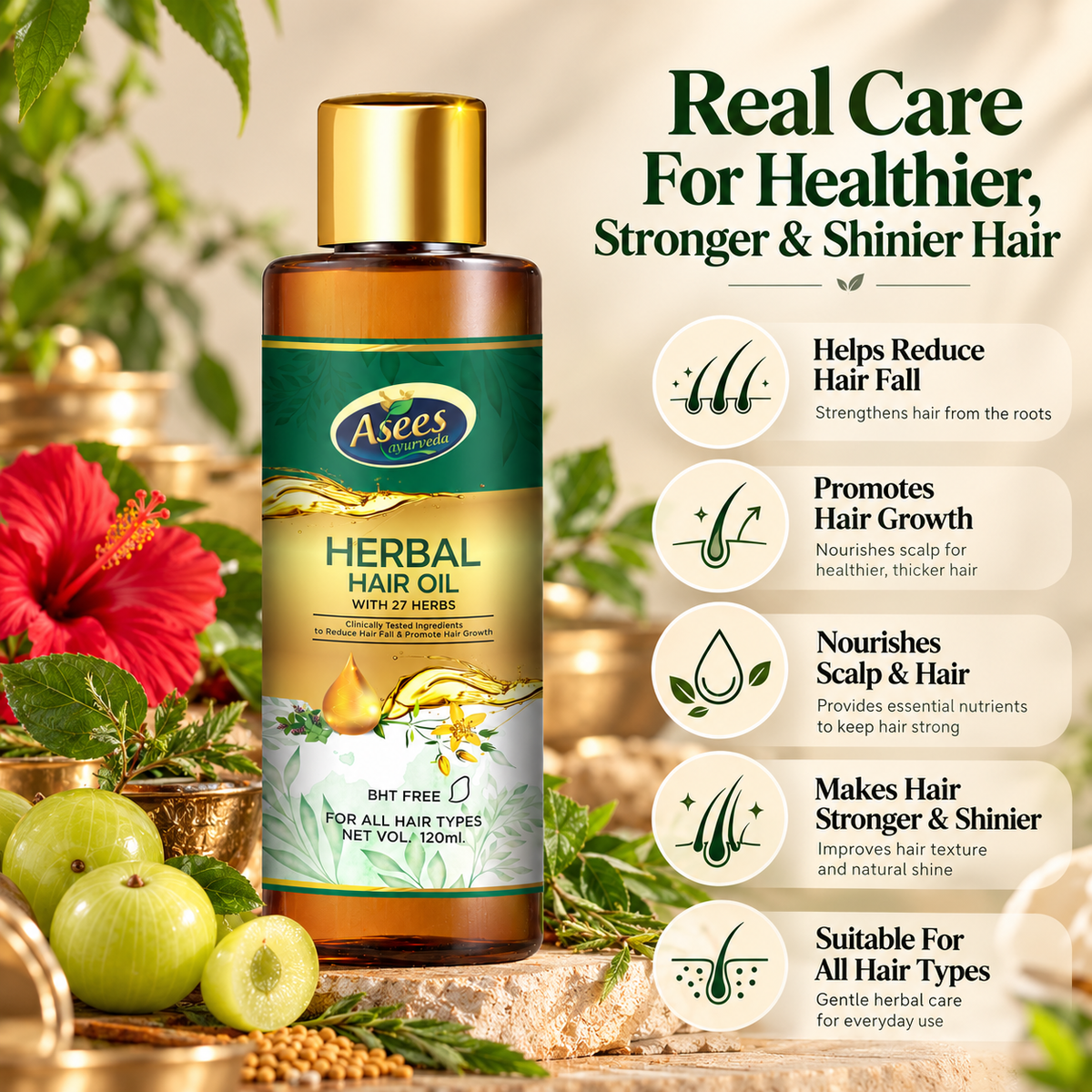 Asees™ Herbal Hair Oil